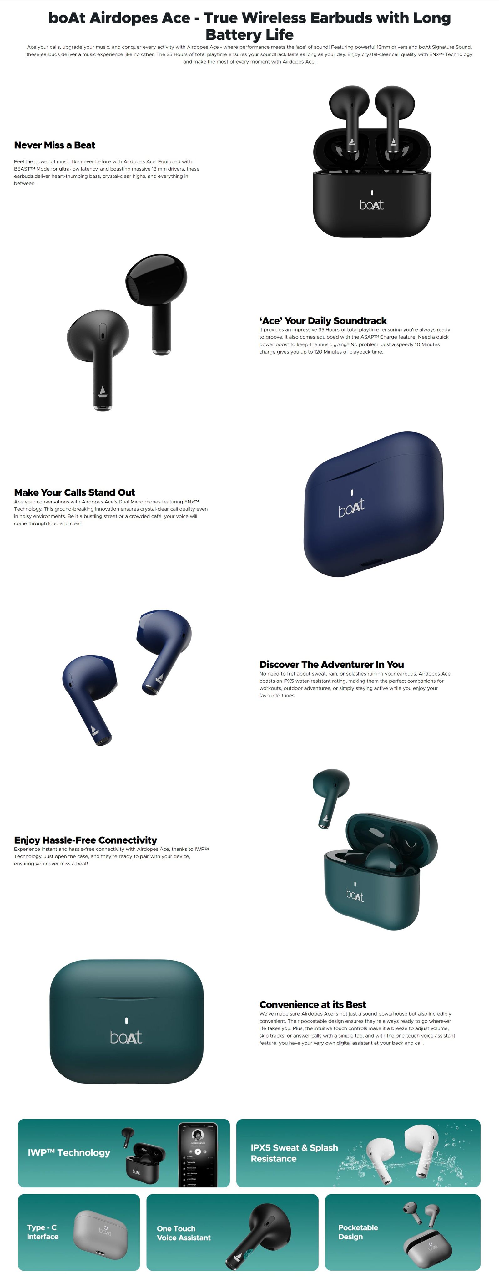 Boat earbuds list deals